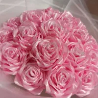 گل ربانی صورتی سفارش در هر رنگ و عدد|گل مصنوعی|قم, جمکران|دیوار