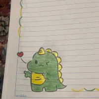 نقاشی حاشیه دفتر