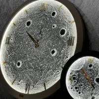 ساعت ماه تکسچر|ساعت دیواری و تزئینی|مشهد, آزادشهر|دیوار