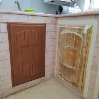 نقاشی ساختمان ،درب و پنجره