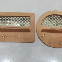 چند تیکه ظرف چوبی|صنایع دستی و سایر لوازم تزئینی|خرم‌آباد, |دیوار