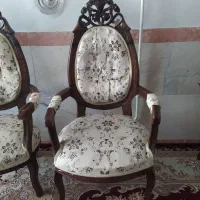 مبل سلطنتی نه نفره با نهار خوری وعسلی|مبلمان خانگی و میز عسلی|کرمانشاه, |دیوار