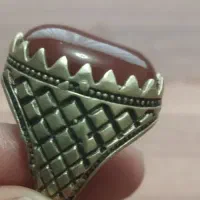 انگشتر عقیق بزرگ ،سنگین دوست داشتنی|جواهرات|همدان, |دیوار