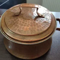 قابلمه مسی قدیمی و سنگین