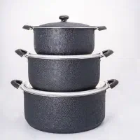 قابلمه چدن BSH مدل طرح ماهی گرانیتی طرح اقساط چکی|ظروف پخت‌وپز|یزد, |دیوار
