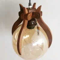 لوستر چوبی آشپزخانه و اتاق خواب