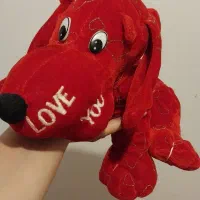 عروسک سگ  پارچه ای