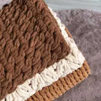 پتو نوزادی دست بافت