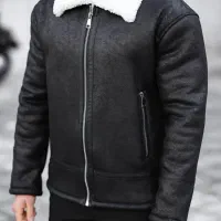 کاپشن بوفالو چرم