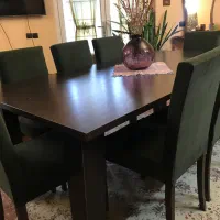 ناهارخوری ۸ نفره ام دی اف|میز و صندلی غذاخوری|رامیان, |دیوار