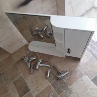 شیرالات بهداشتی وایینه.باکس دار|لوازم سرویس بهداشتی|کیش, |دیوار