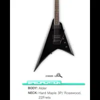 گیتار الکتریک esp grass roots