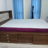 سرویس خواب همش نو زیاد استفاده نشده|تخت و سرویس خواب|اشتهارد, |دیوار