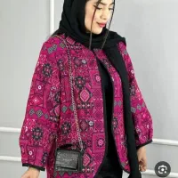 کت گلیمی طرح دار صورتی|لباس|شاهرود, |دیوار