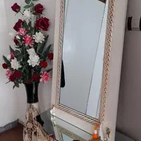 آیینه کنسول به همراه گلدان|مبلمان خانگی و میز عسلی|شیروان (خراسان), |دیوار