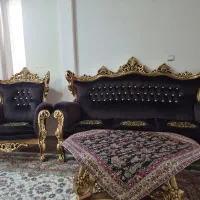مبل نه نفره سلطنتی تمام چوب