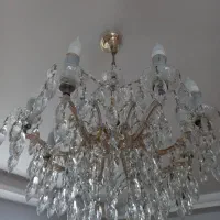 سه عدد لوستر کریستالی اصل ایتالیایی