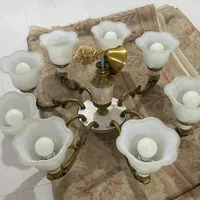 فروش لوستر ۸ شاخه|لوستر و چراغ آویز|رشت, پل تالشان|دیوار