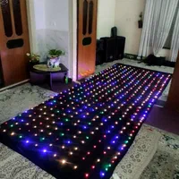 پرده ال ای دی دورو مخمل افکتدار،الیدی،دایناکورد|ریسه و چراغ تزئینی|تهران, افسریه شمالی|دیوار