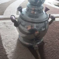 سماور شیردار روی گازی|قوری، کتری، قهوه‌ساز دستی|هادی شهر, |دیوار