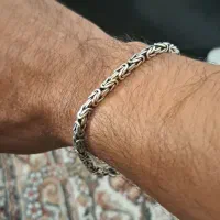 دستبند نقره کرال