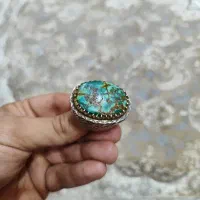 انگشتر نقره فیروزه در حد نو
