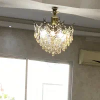 لوستر برنجی شیک