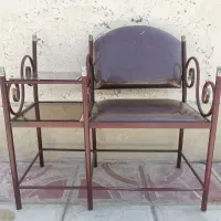 میز تلفن فلزی