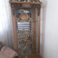 بوفه چوبی طلایی