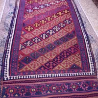 گلیم قدیمی ۱۰۰ساله بدون پارگی