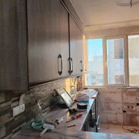 کابینت ام دی اف|آب‌چکان و نظم‌دهنده ظروف|ری, حمزه‌آباد|دیوار