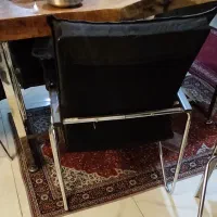 صندلی پایه استیل