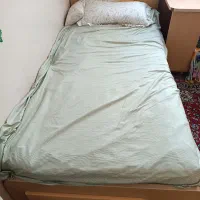 تخت چوبی یک نفره به همراه تشک رویا