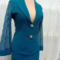 کت و دامن آبی زنانه|لباس|مرند, |دیوار