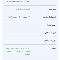 فروش فوری امتیاز ۲۰۷