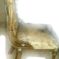 ست کامل سرویس مبلمان ورق طلا بهمراه میزنهارخوری نو|مبلمان خانگی و میز عسلی|تهران, پاسداران|دیوار