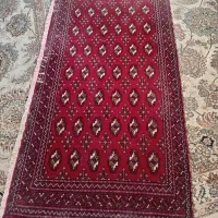 یک جفت کناره ، کنار فرش قدیمی ترکمن، دستباف