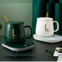ماگ حرارتی به همراه صفحه گرمکن برقی لاکی Lucky|سماور، چای‌ساز، قهوه‌ساز|کرمانشاه, |دیوار