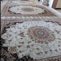 فرش ماشینی 4تخته ۹متری یک تخته و۶عدد پشتی