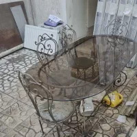 میز ناهار خوری فرفورژه 8نفره