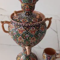 ست سماور و قوری فنجان