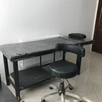 سرشور-۲عدد صندلی کپ-یک تخت ماساژ و صندلی استادکار|آرایشگاه و سالن‌های زیبایی|تاکستان, |دیوار