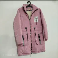 کاپشن صورتی دخترانه