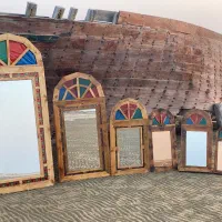 آینه چوبی سنتی دکوراتیو|آینه|دلوار, |دیوار