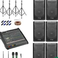 باند بلندگو میکروفن پاورمیکسر  شیپوری|سیستم صوتی خانگی|تهران, صادقیه|دیوار