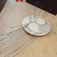 دو عدد لوستر شاخه ای و یک دست قابلمه استیل