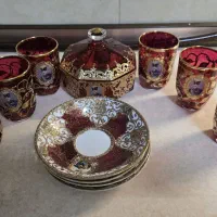 استکان نعلبکی گل برجسته ناصرالدین شاهی|صنایع دستی و سایر لوازم تزئینی|تهران, تهرانپارس غربی|دیوار