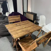 میز چوبی تاشو