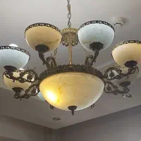 دو عدد لوستر