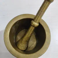 هاونگ برنجی وزن بالای 5کیلو قدیمی سنگین